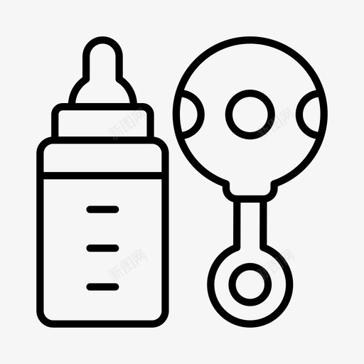 婴儿用品婴儿淋浴婴儿图标svg_新图网 https://ixintu.com 儿童 婴儿 婴儿淋浴 婴儿用品 幼儿