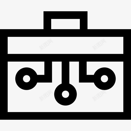 工具箱智慧城市3线性图标svg_新图网 https://ixintu.com 城市 工具箱 智慧 线性
