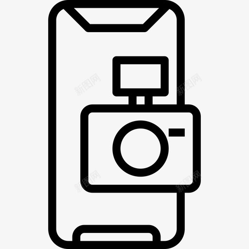 应用程序移动应用程序25线性图标svg_新图网 https://ixintu.com 应用程序 移动 线性