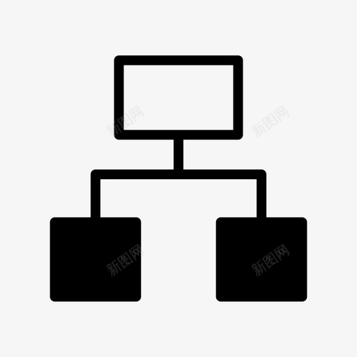 图表公司层次结构图标svg_新图网 https://ixintu.com semi web 公司 图表 层次 组织 结构