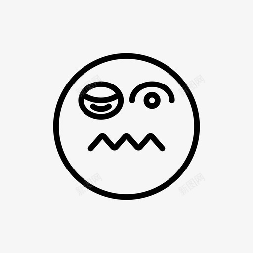 表情喜怒无常紧张图标svg_新图网 https://ixintu.com 喜怒无常 紧张 表情 震惊
