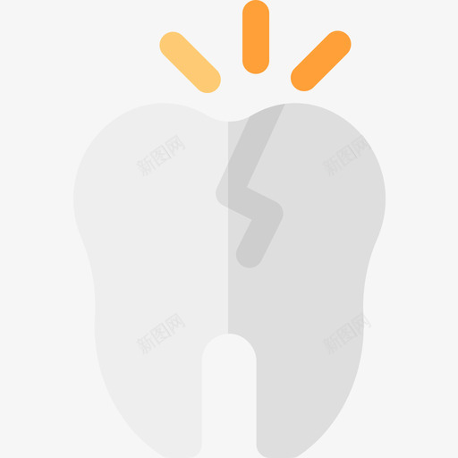 腐烂牙医46扁平图标svg_新图网 https://ixintu.com 扁平 牙医 腐烂