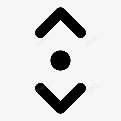 垂直滑动滚动垂直滚动图标svg_新图网 https://ixintu.com 垂直 导航 控制 滑动 滚动