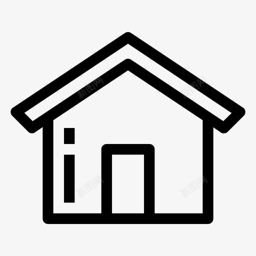 房屋建筑物财产图标svg_新图网 https://ixintu.com 基本 大纲 建筑物 房屋 本卷 财产
