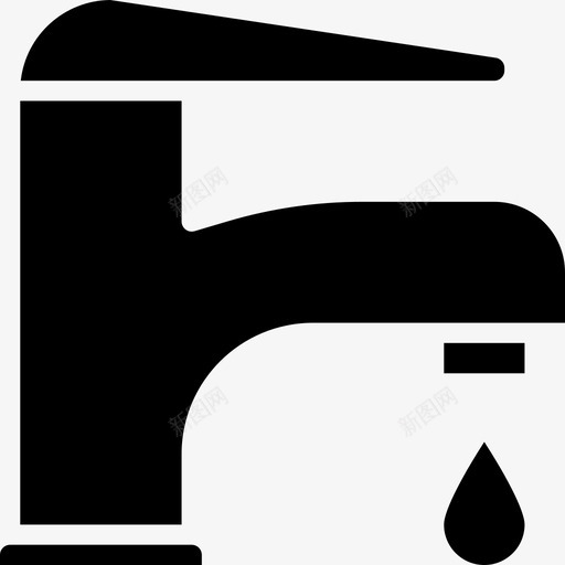水龙头家用16填充图标svg_新图网 https://ixintu.com 填充 家用16 水龙头