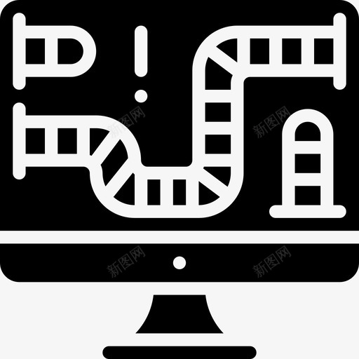 蠕虫黑客24填充图标svg_新图网 https://ixintu.com 填充 蠕虫 黑客24