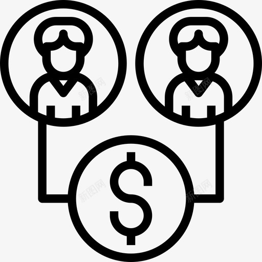 商业和金融众筹34线性图标svg_新图网 https://ixintu.com 众筹34 商业和金融 线性