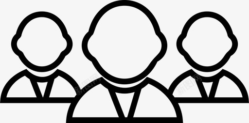 团队人员用户图标svg_新图网 https://ixintu.com 人员 团队 成员 用户