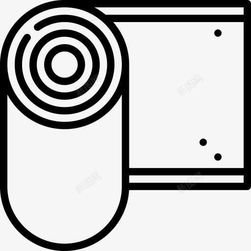 绷带医疗器械20线性图标svg_新图网 https://ixintu.com 医疗器械20 线性 绷带