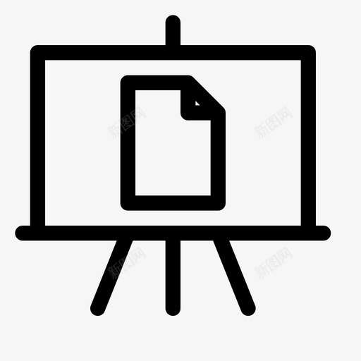 演示文稿文件嵌入注释记号图标svg_新图网 https://ixintu.com powerpoint 嵌入 幻灯片 文件 文稿 注释 演示 记号