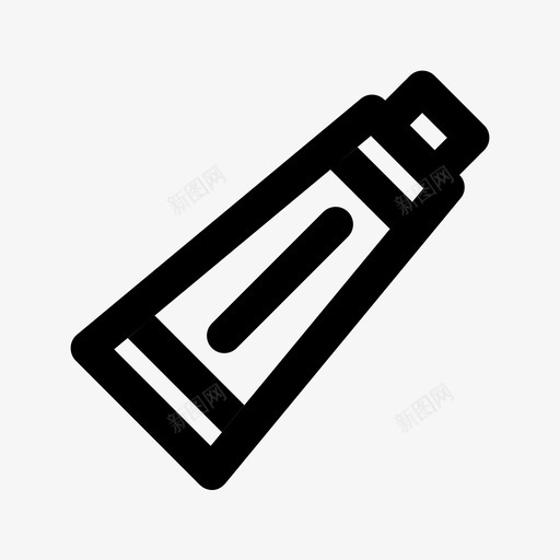 牙膏浴室浴室系列图标svg_新图网 https://ixintu.com 浴室 浴室系列 牙膏