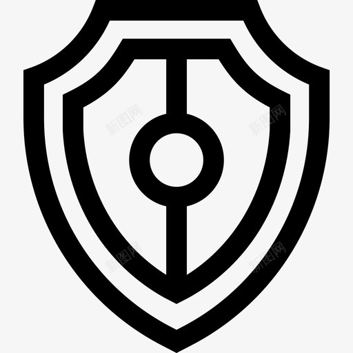 盾牌超级英雄18直线型图标svg_新图网 https://ixintu.com 直线型 盾牌 超级英雄18