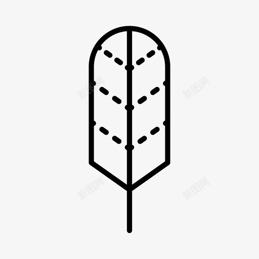 羽毛人类学印第安人图标svg_新图网 https://ixintu.com 人类学 印第安人 羽毛 部落