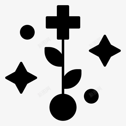 医疗树木制药元素图标svg_新图网 https://ixintu.com 元素 制药 医疗 树木