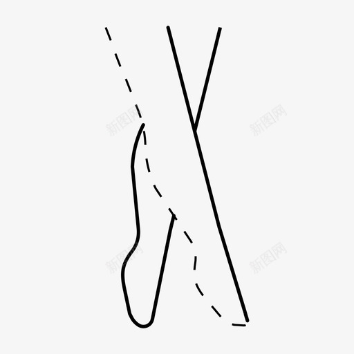 小腿肌肉减少小腿腿部图标svg_新图网 https://ixintu.com 人体 减少 外科 小腿 改变 整形外科 肌肉 腿部