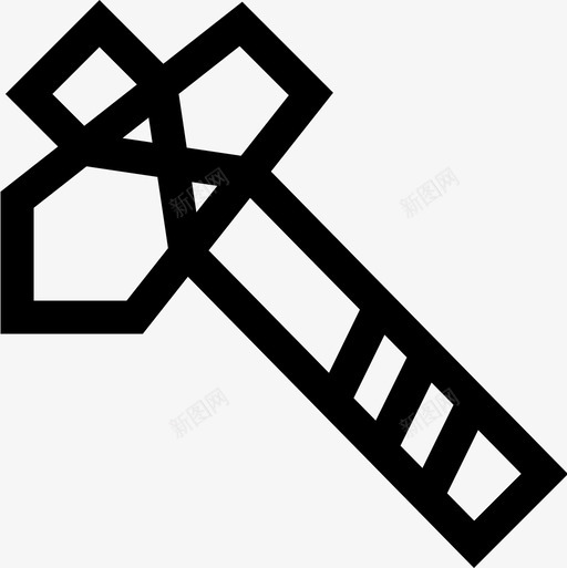 石斧历史4直系图标svg_新图网 https://ixintu.com 历史 直系 石斧