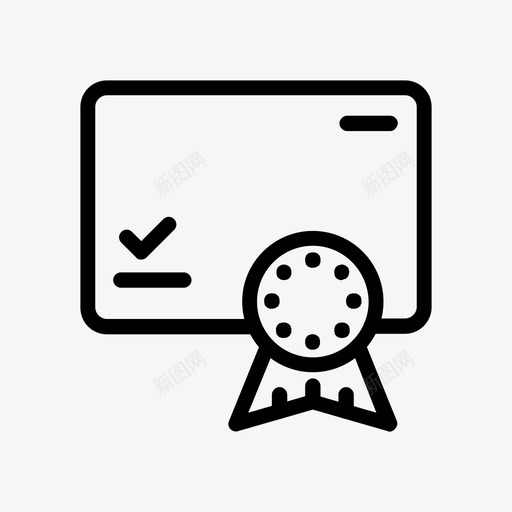 奖品证书冠军图标svg_新图网 https://ixintu.com 冠军 奖品 奖杯 奖章 证书