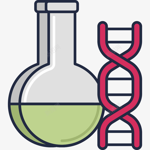 生物工程科学108线性颜色图标svg_新图网 https://ixintu.com 生物工程 科学 线性 颜色