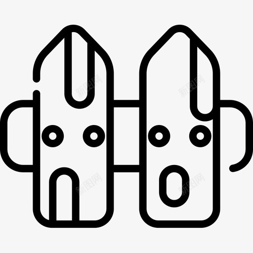 围栏农场23直线图标svg_新图网 https://ixintu.com 农场23 围栏 直线