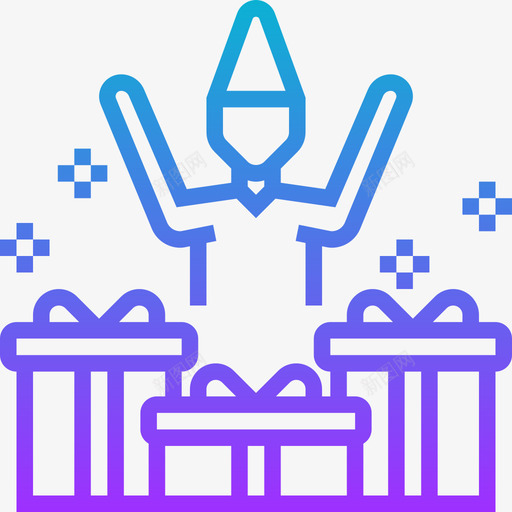 生日派对生日派对31渐变图标svg_新图网 https://ixintu.com 渐变 生日派对 生日派对31