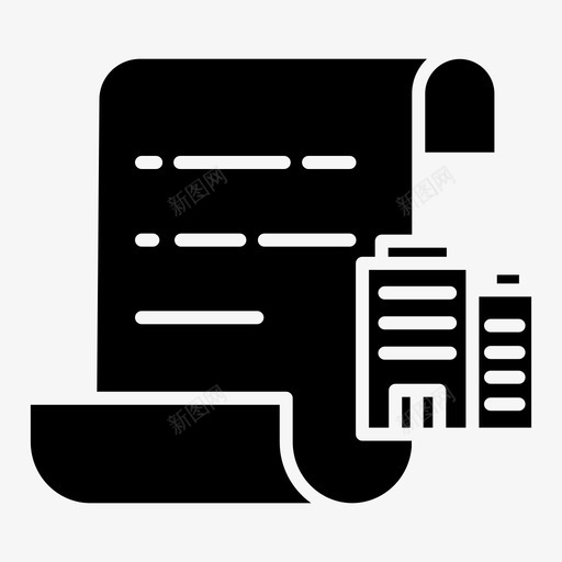 公司账户文件页面图标svg_新图网 https://ixintu.com 公司 办公室 文件 账户 页面