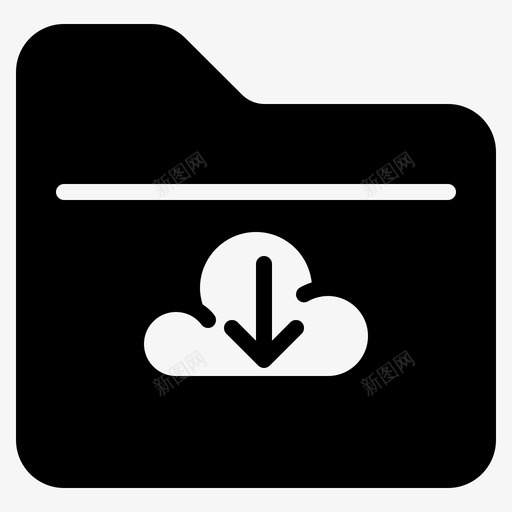 文件夹云文件夹云web图标svg_新图网 https://ixintu.com web 下载文件夹云 文件和文件夹标志符号 文件夹云