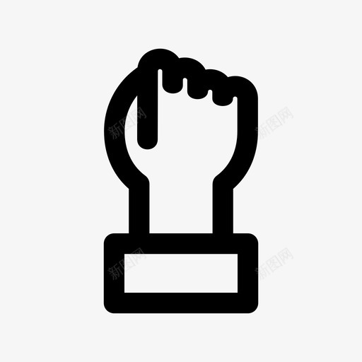 手指手人图标svg_新图网 https://ixintu.com 手指 按压 移动 触摸