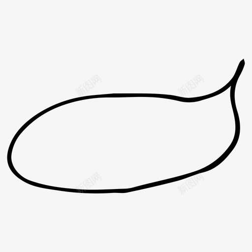 演讲泡泡对话素描图标svg_新图网 https://ixintu.com 对话 泡泡 演讲 素描