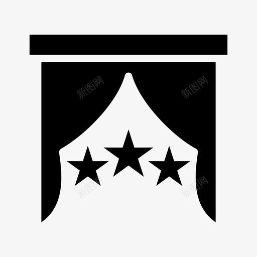 剧院电影院娱乐图标svg_新图网 https://ixintu.com 剧院 娱乐 歌剧 电影院 舞台 表演