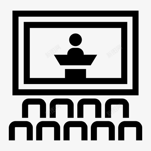 剧院电影院娱乐图标svg_新图网 https://ixintu.com 剧院 娱乐 歌剧 电影院 舞台 表演