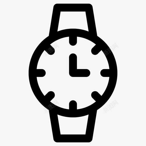 手表时钟时间图标svg_新图网 https://ixintu.com 手表 时钟 时间 计时器