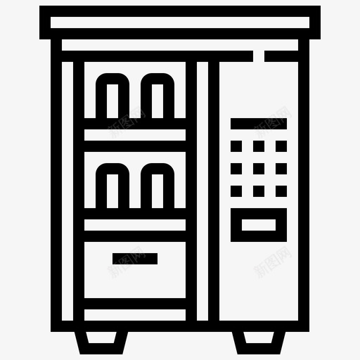 自动售货机投币机图标svg_新图网 https://ixintu.com 投币机 自动售货机