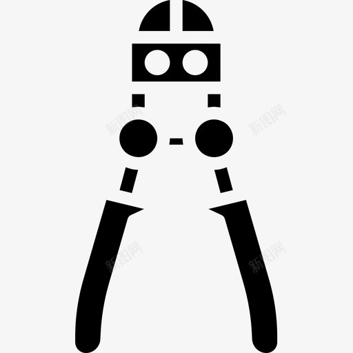 压接钳构造84填充图标svg_新图网 https://ixintu.com 压接 填充 构造