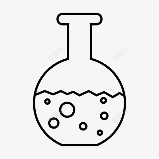 烧瓶实验实验室图标svg_新图网 https://ixintu.com 学校 实验 实验室 烧瓶 科学