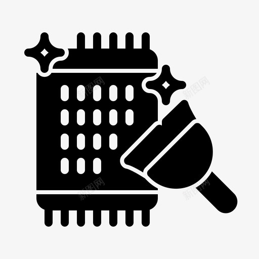 地毯清洁清洁服务清洁图标svg_新图网 https://ixintu.com 图标 地毯 服务 清洁
