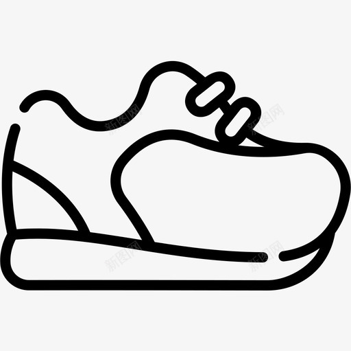 跑步城市公园2直线图标svg_新图网 https://ixintu.com 公园 城市 直线 跑步