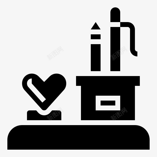 文具教育用品笔图标svg_新图网 https://ixintu.com 教育用品 文具 笔 纪念品 纪念符号