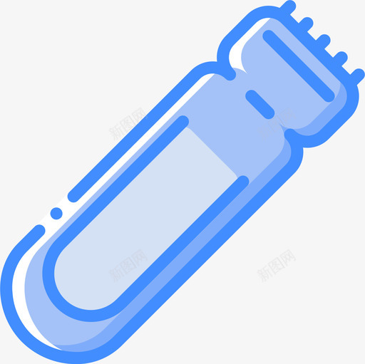 电动剃须刀发廊7蓝色图标svg_新图网 https://ixintu.com 发廊 电动剃须刀 蓝色