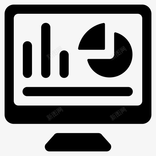 在线分析分析图条形图图标svg_新图网 https://ixintu.com 业务 分析 分析图 图标 在线 字形 数据分析 条形图 统计 趋势