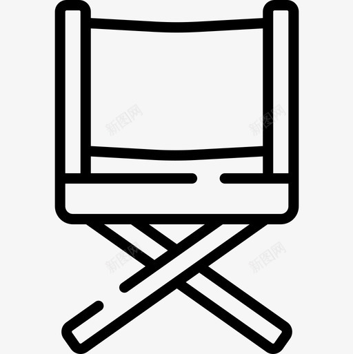 椅子图5直线图标svg_新图网 https://ixintu.com 椅子 直线