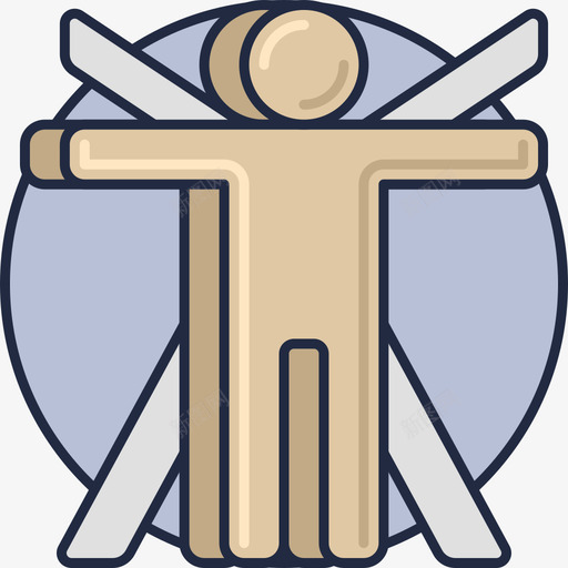 人类学科学108线性颜色图标svg_新图网 https://ixintu.com 人类学 科学108 线性颜色