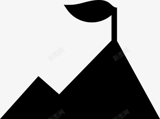 任务攀登树叶图标svg_新图网 https://ixintu.com 任务 攀登 树叶 自然