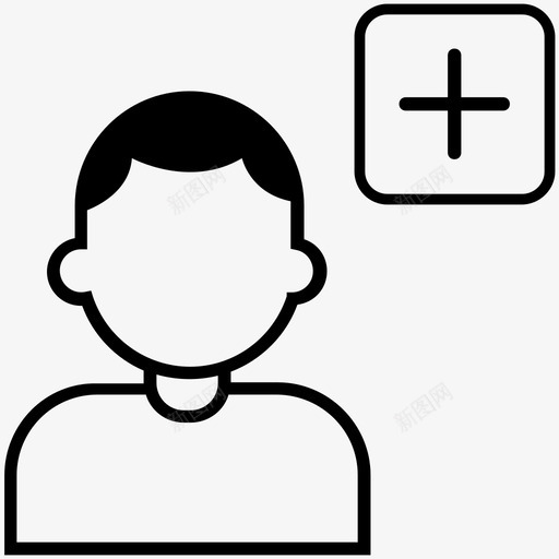 医疗诊所医生图标svg_新图网 https://ixintu.com 医生 医疗 医院 急救 用户 诊所
