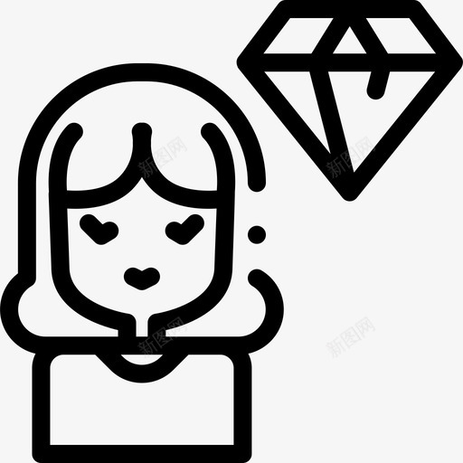 女性职业发展10直系图标svg_新图网 https://ixintu.com 女性 直系 职业发展
