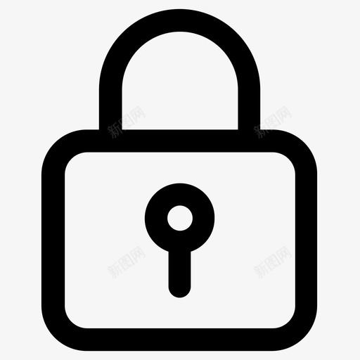 锁隐私安全图标svg_新图网 https://ixintu.com 安全 隐私