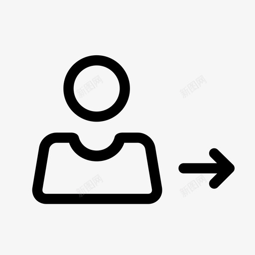 用户退出左侧图标svg_新图网 https://ixintu.com 3行 左侧 用户 用户界面 退出 配置文件