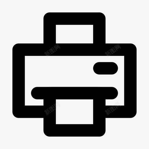 打印机业务合同图标svg_新图网 https://ixintu.com 业务 业务管理 合同 打印机 数据 文件 文档 黑色