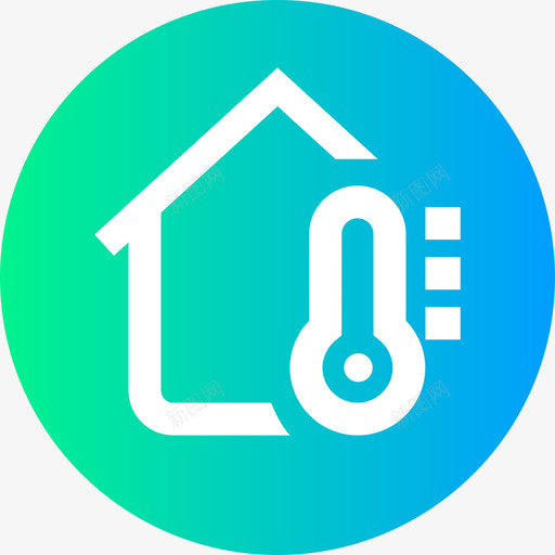 循环供暖房地产140图标svg_新图网 https://ixintu.com 循环供暖 房地产140