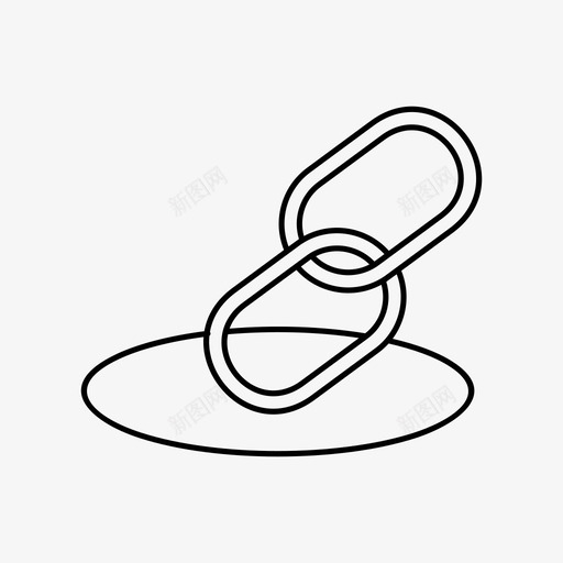 链连接链接图标svg_新图网 https://ixintu.com 器具 多媒体 工具 连接 链接