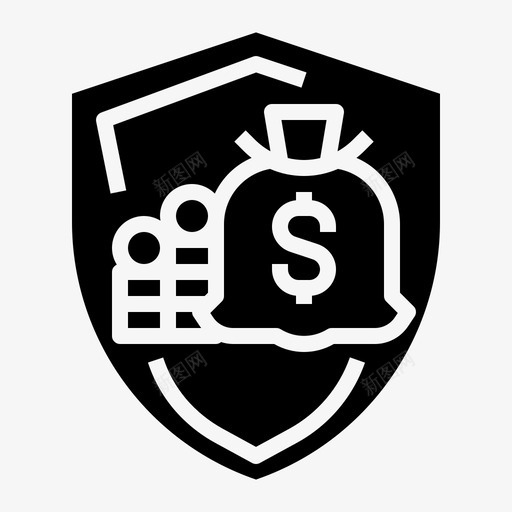 保险合同文件图标svg_新图网 https://ixintu.com 保险 合同 商业 在的 实实在 成本 文件 盾牌 纸张 风格